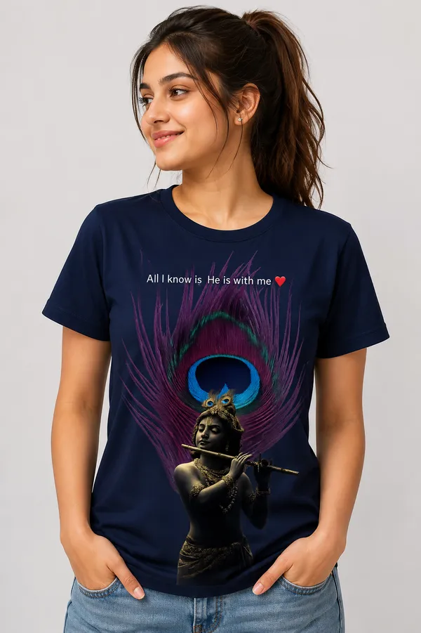 Krishna_Peacock_Feather_T-Shirt