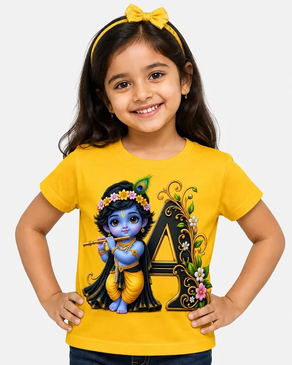 Smiling_Girl_in_Krishna_Graphic_T-Shirt