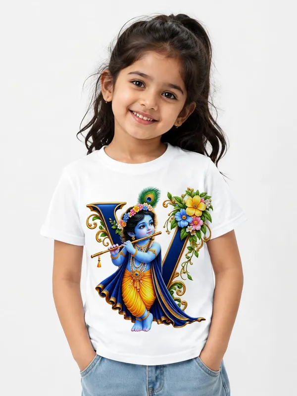 Smiling_Girl_in_Krishna_Graphic_T-Shirt