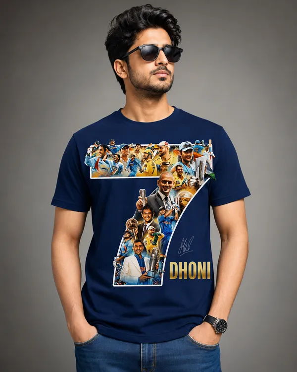 Stylish_Dhoni_graphic_tee