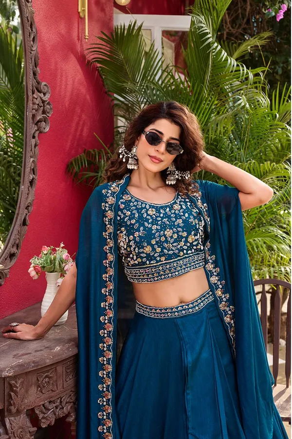 Vichitra_Silk_Lehenga_Choli