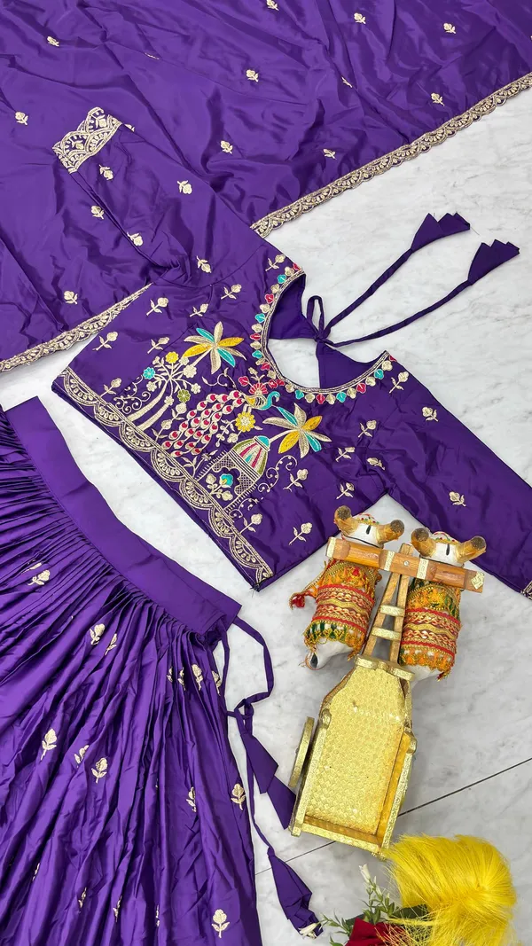Vichitra_Silk_Lehenga_Choli