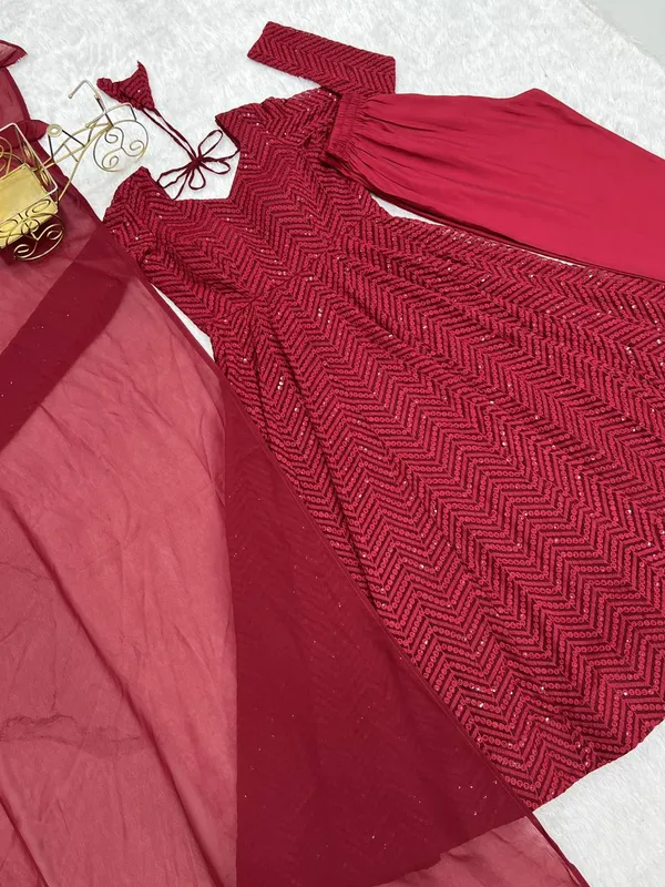 Georgette_Anarkali_Suit