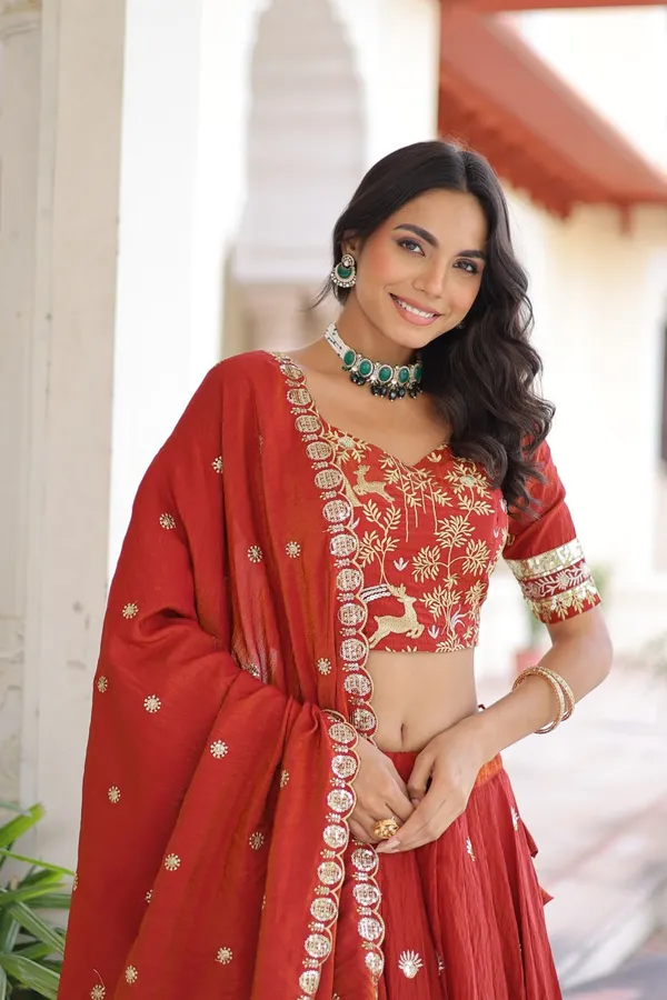 Vichitra_Silk_Lehenga_Choli
