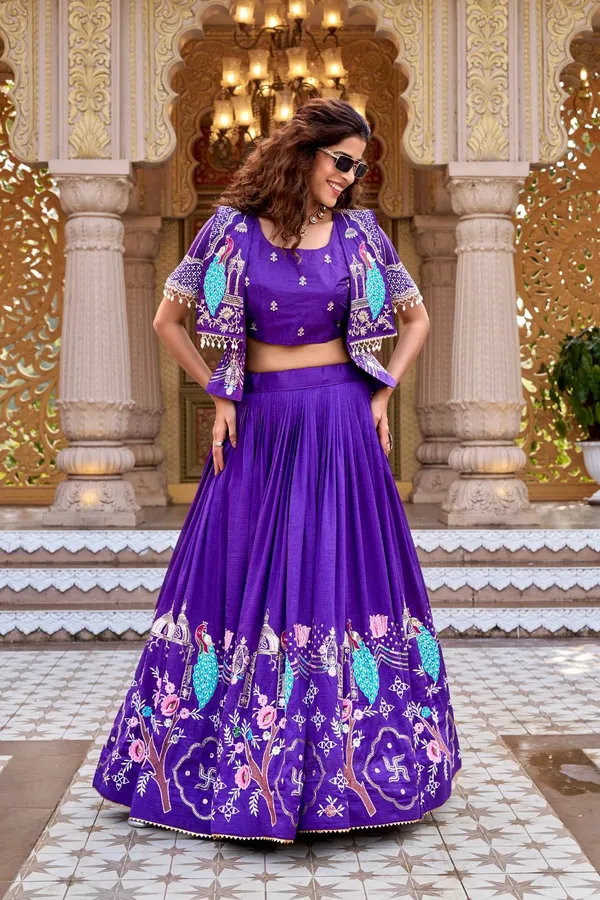 Vichitra_Silk_Lehenga_Choli