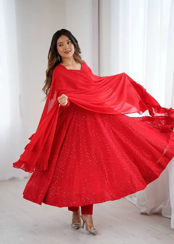 Georgette_Anarkali_Suit