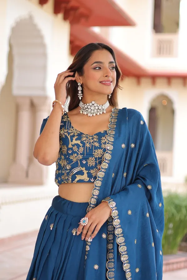Vichitra_Silk_Lehenga_Choli