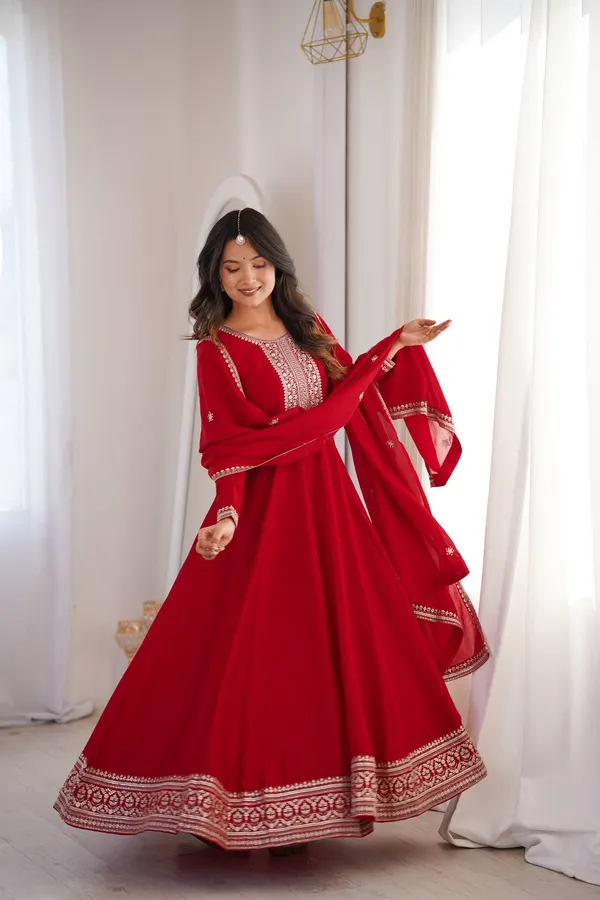 Georgette_Anarkali_Suit
