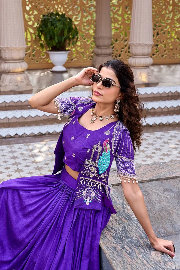 Vichitra_Silk_Lehenga_Choli