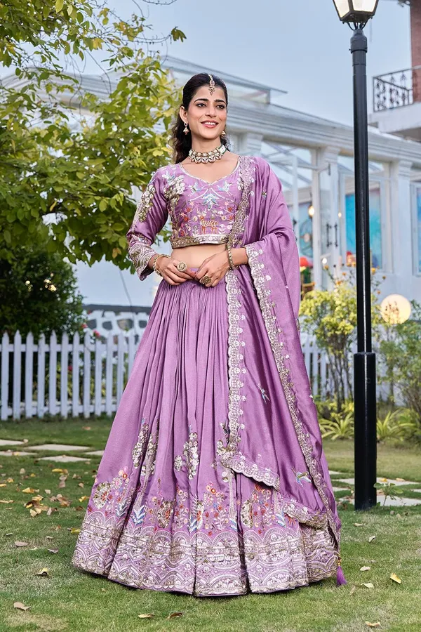 Vichitra_Silk_Lehenga_Choli