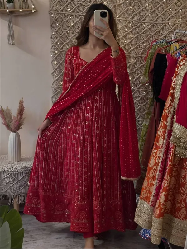 Georgette_Anarkali_Suit