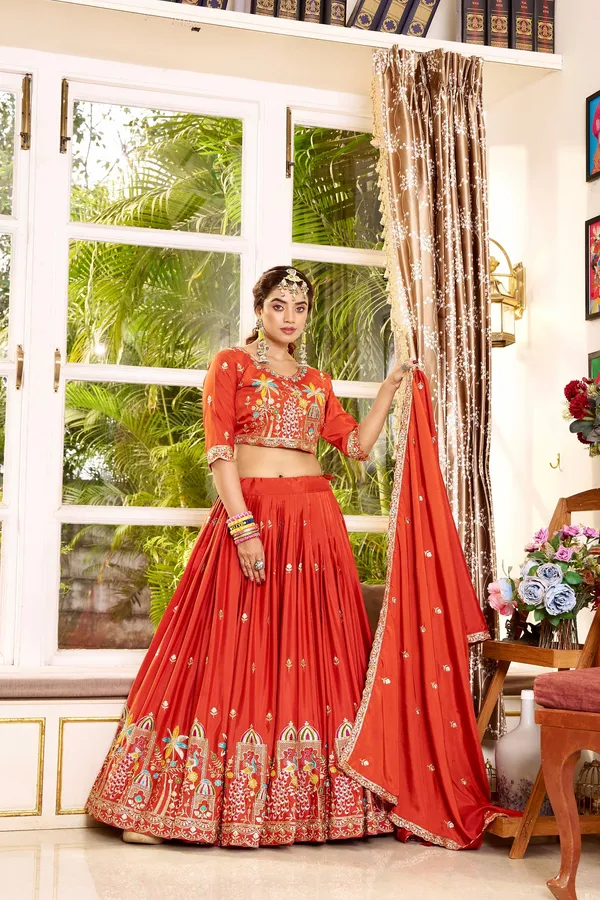 Vichitra_Silk_Lehenga_Choli