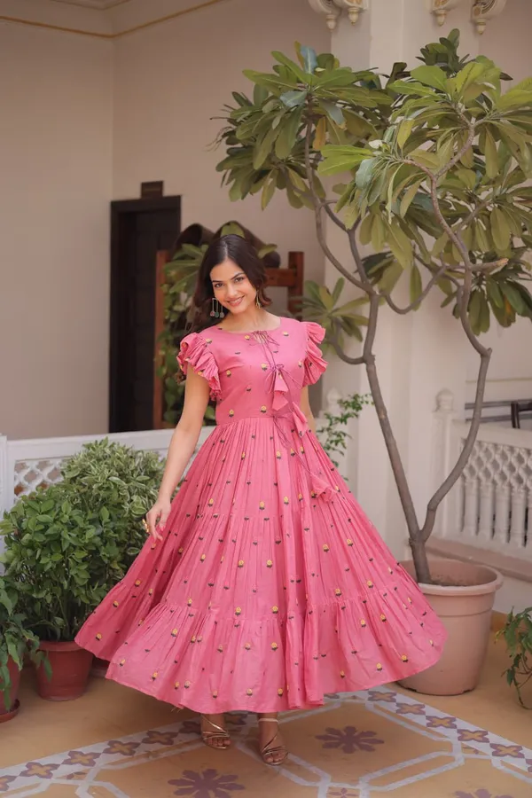 Pink_Cotton_Kurti_For_Women