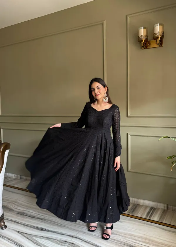 Georgette_Anarkali_Suit