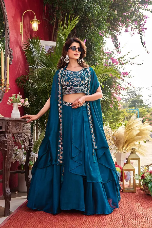 Vichitra_Silk_Lehenga_Choli