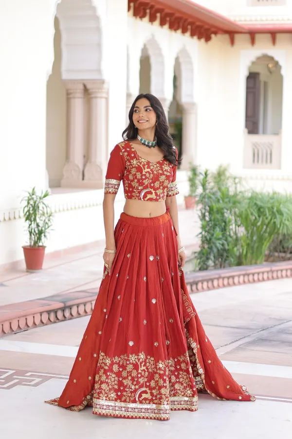 Vichitra_Silk_Lehenga_Choli