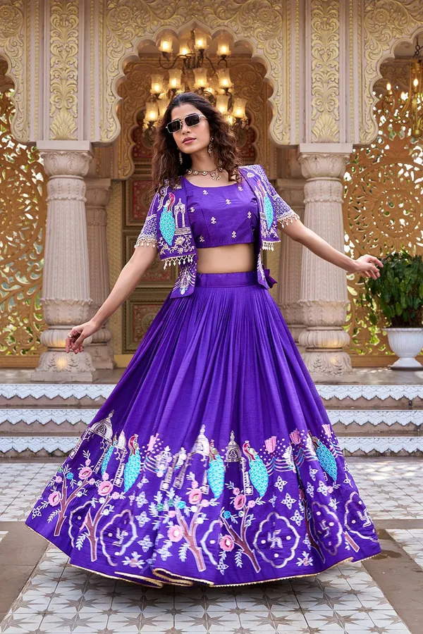 Vichitra_Silk_Lehenga_Choli