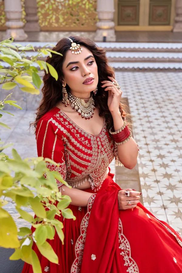 Vichitra_Silk_Lehenga_Choli