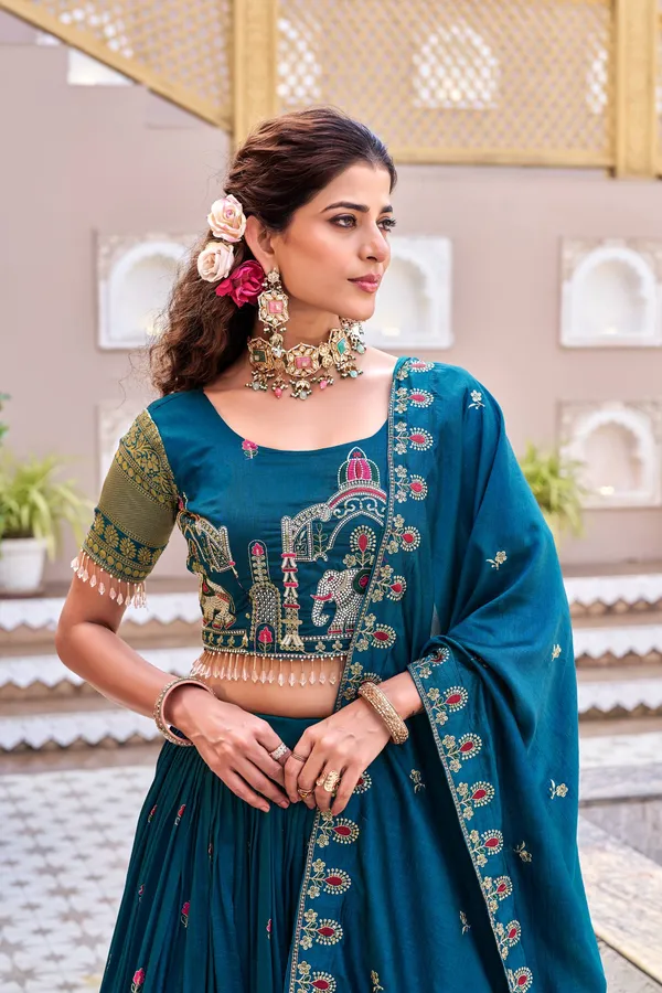 Vichitra_Silk_Lehenga_Choli