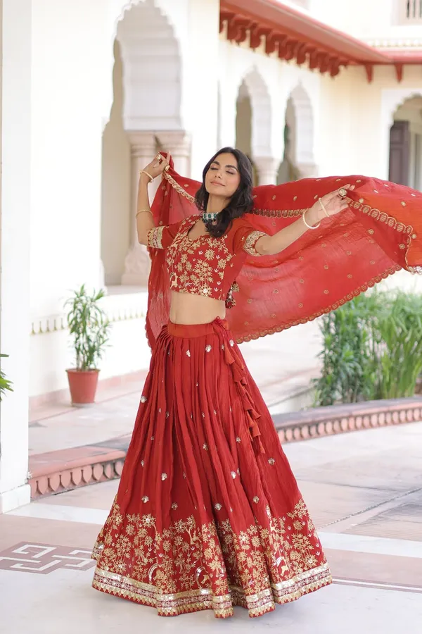 Vichitra_Silk_Lehenga_Choli