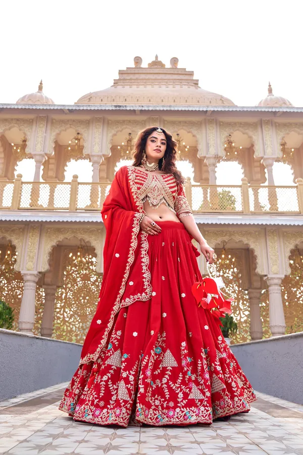 Vichitra_Silk_Lehenga_Choli