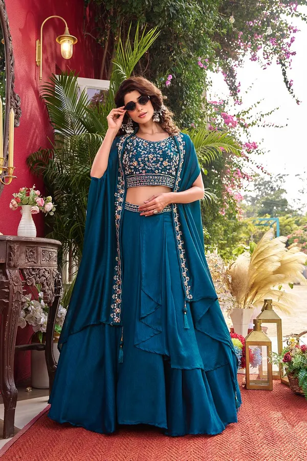 Vichitra_Silk_Lehenga_Choli