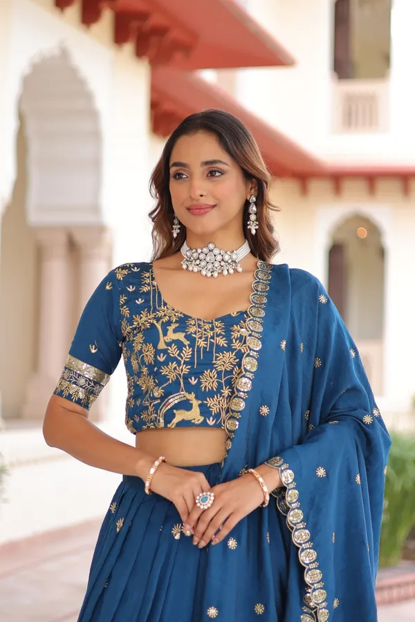 Vichitra_Silk_Lehenga_Choli