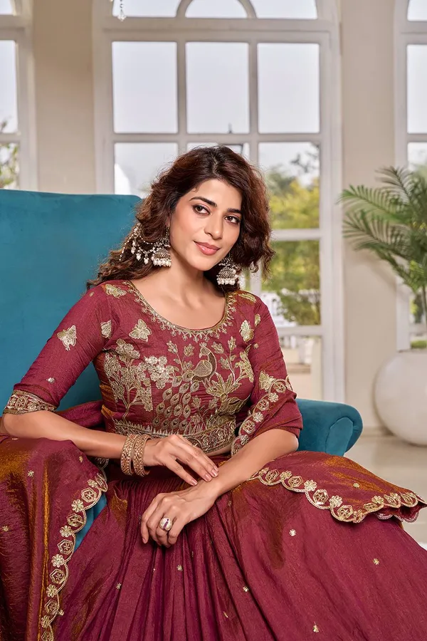 Vichitra_Silk_Lehenga_Choli