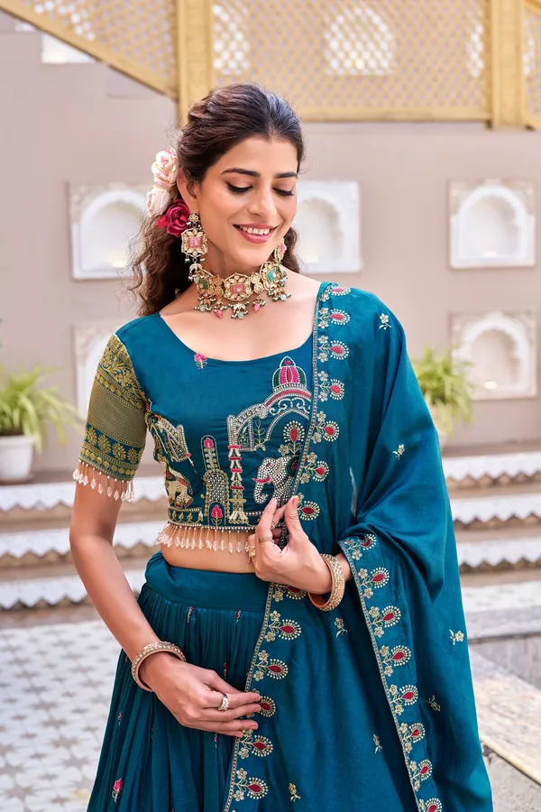 Vichitra_Silk_Lehenga_Choli