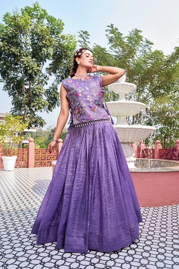 Vichitra_Silk_Lehenga_Choli