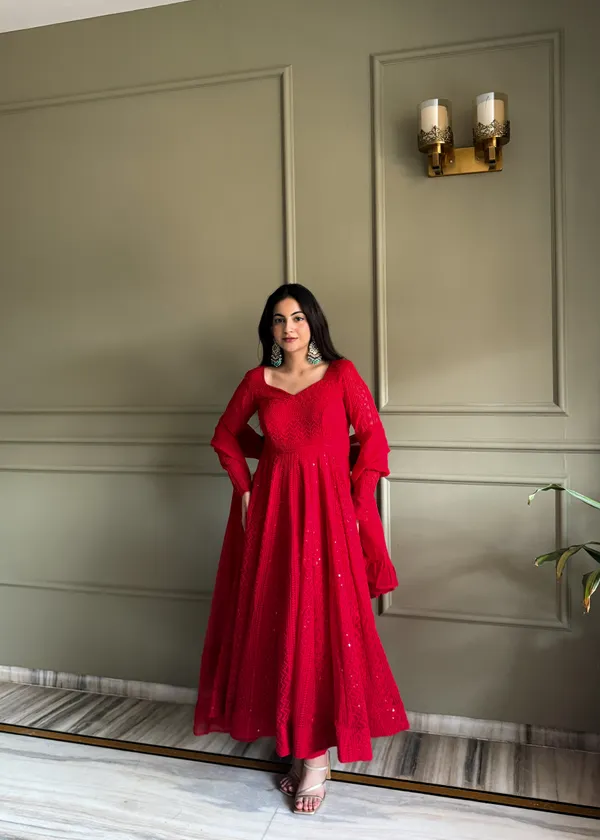 Georgette_Anarkali_Suit