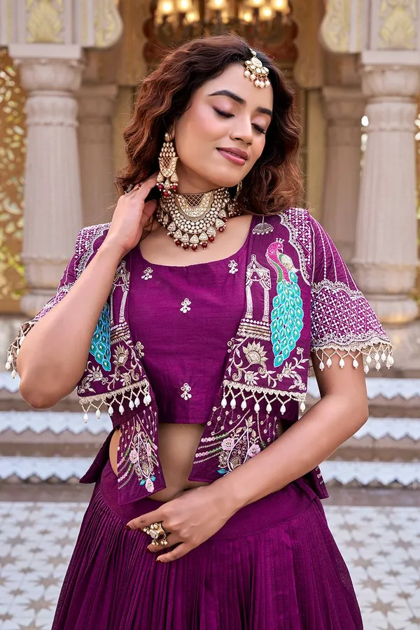 Vichitra_Silk_Lehenga_Choli