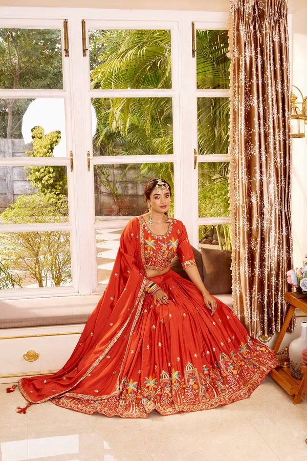 Vichitra_Silk_Lehenga_Choli