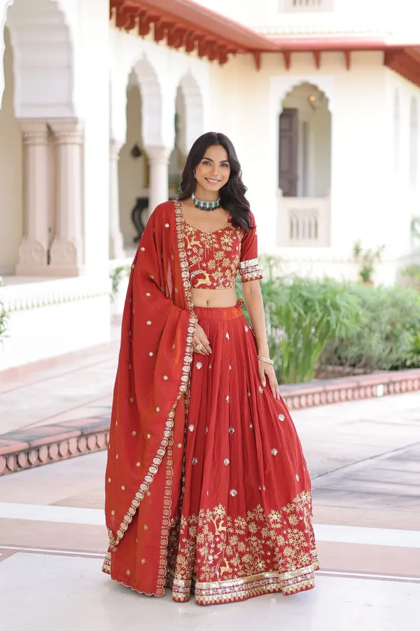 Vichitra_Silk_Lehenga_Choli