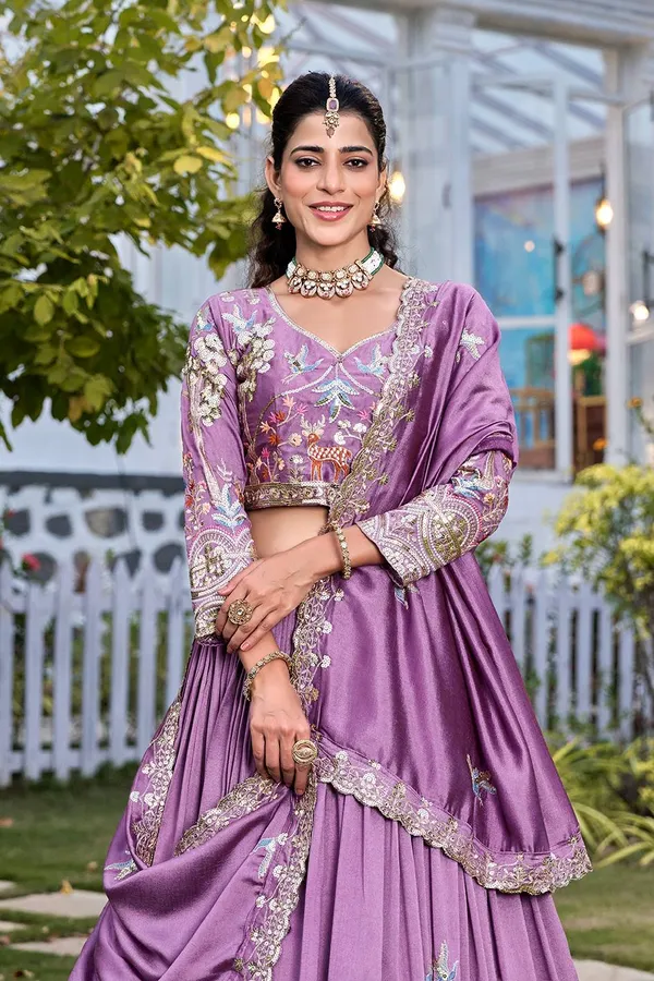 Vichitra_Silk_Lehenga_Choli