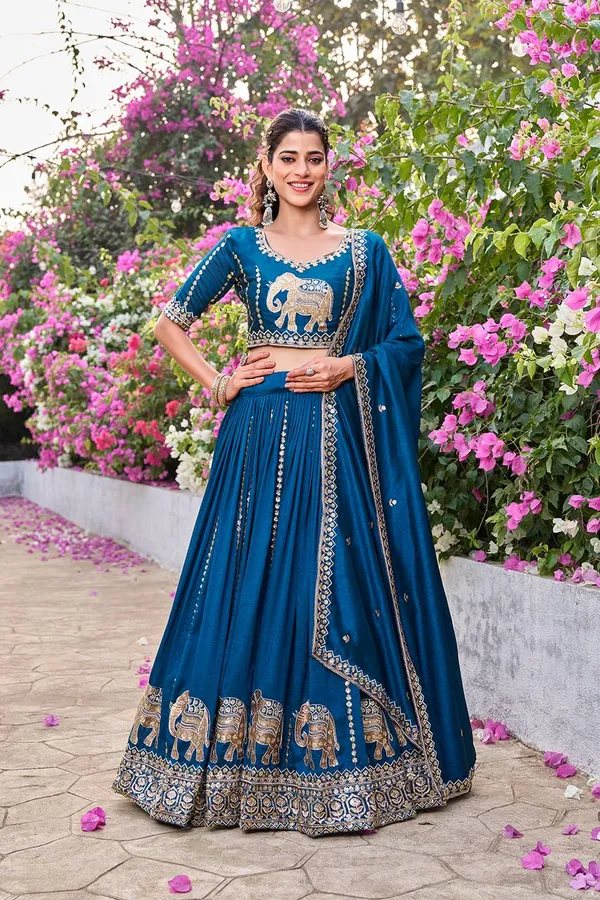 Vichitra_Silk_Lehenga_Choli