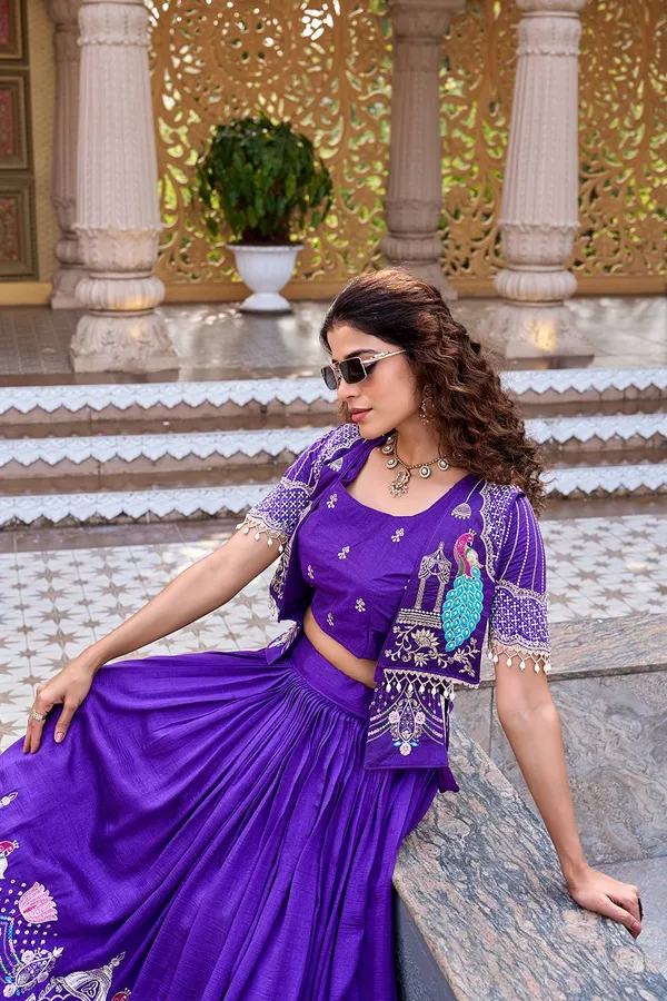 Vichitra_Silk_Lehenga_Choli