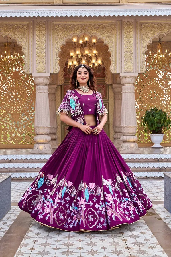 Vichitra_Silk_Lehenga_Choli