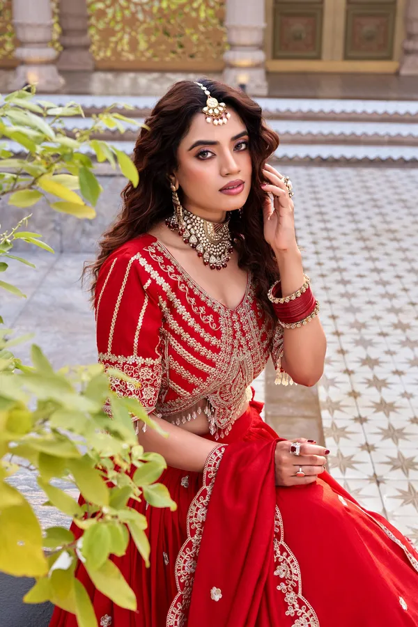 Vichitra_Silk_Lehenga_Choli