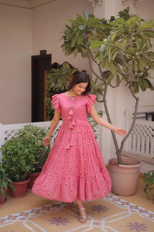 Pink_Cotton_Kurti_For_Women