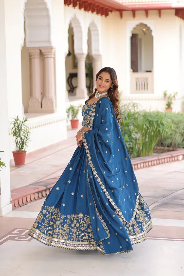 Vichitra_Silk_Lehenga_Choli