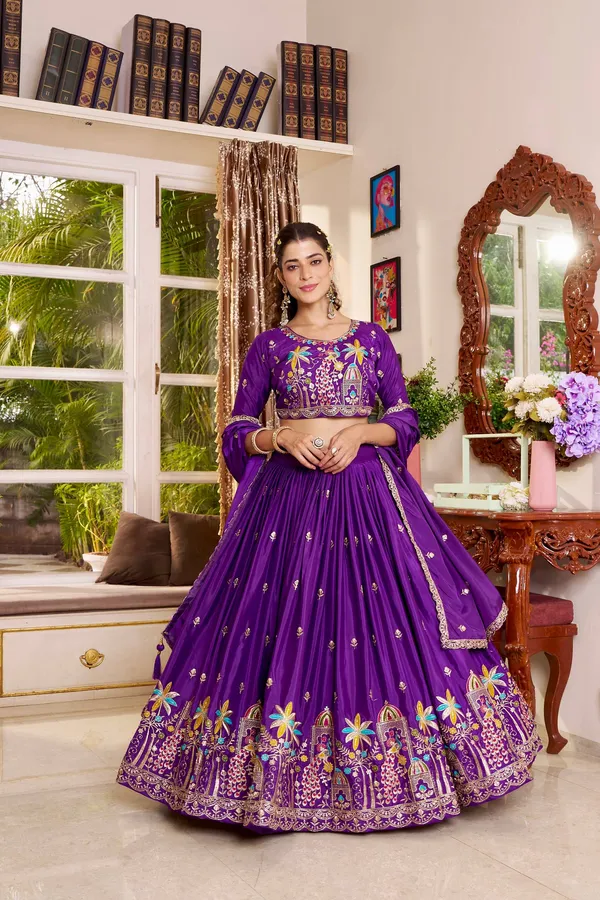 Vichitra_Silk_Lehenga_Choli