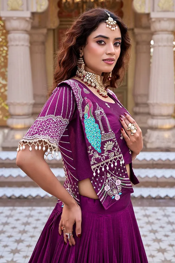 Vichitra_Silk_Lehenga_Choli