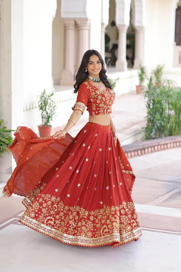 Vichitra_Silk_Lehenga_Choli