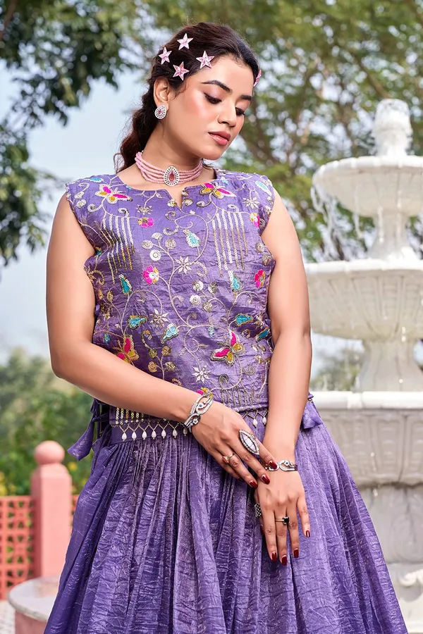 Vichitra_Silk_Lehenga_Choli