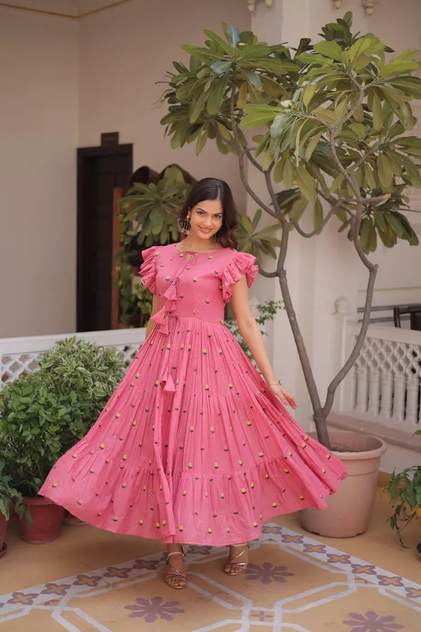Pink_Cotton_Kurti_For_Women