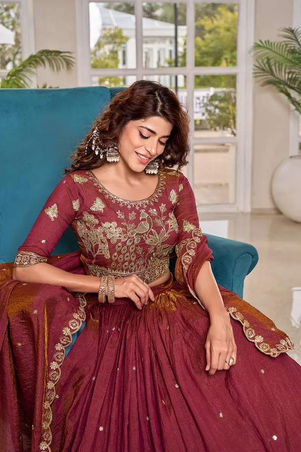 Vichitra_Silk_Lehenga_Choli