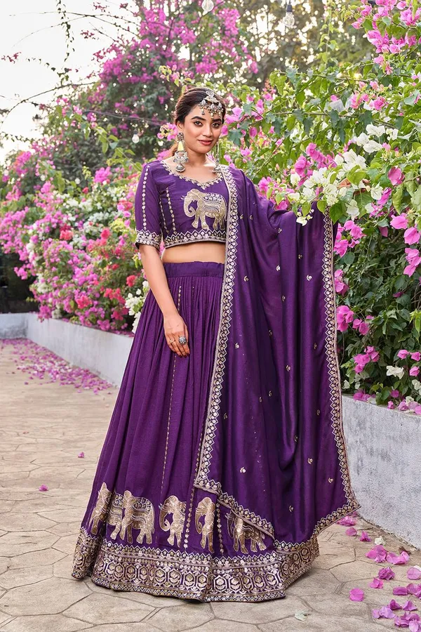Vichitra_Silk_Lehenga_Choli