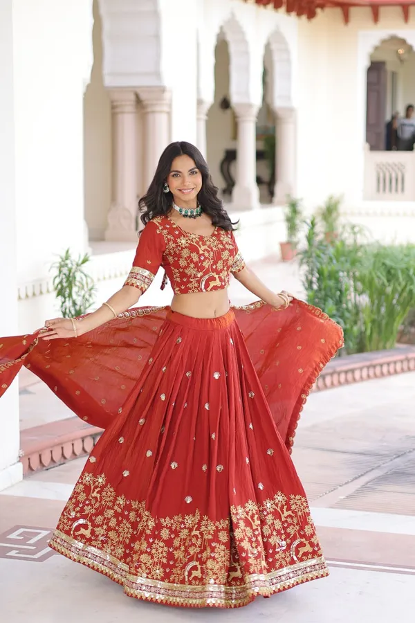 Vichitra_Silk_Lehenga_Choli