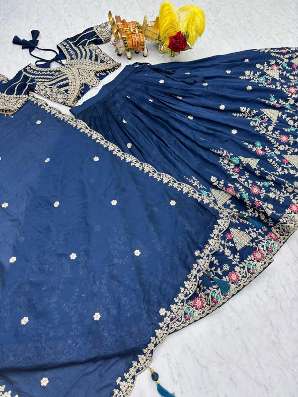 Vichitra_Silk_Lehenga_Choli